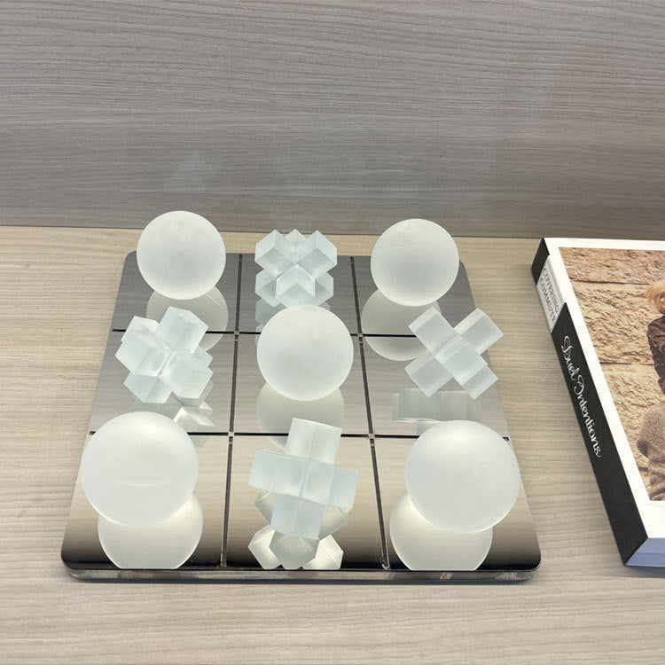 Modern Interactive Tic-Tac-Toe Game Set