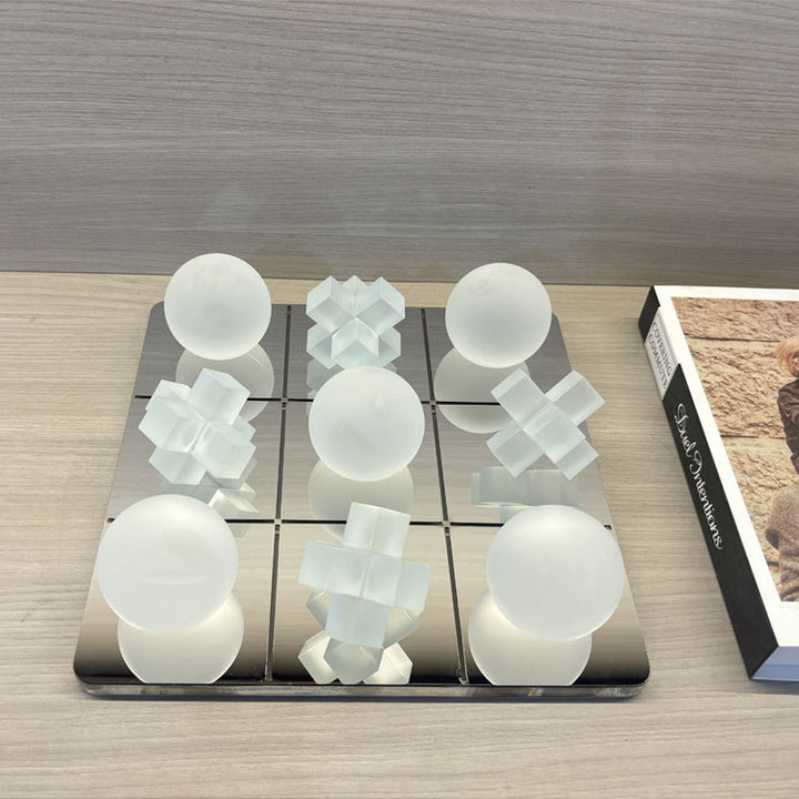 Modern Interactive Tic-Tac-Toe Game Set