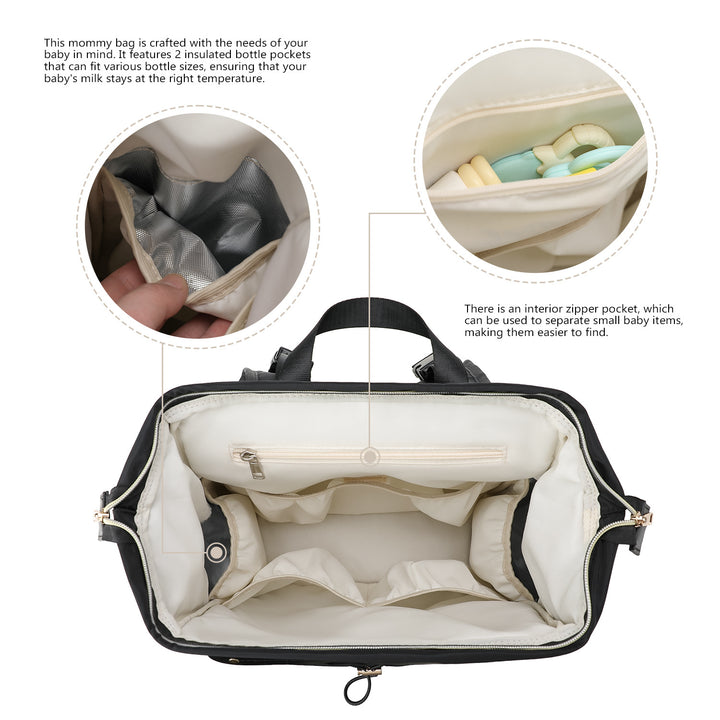 More elegant and spacious wrap backpack Kalsten