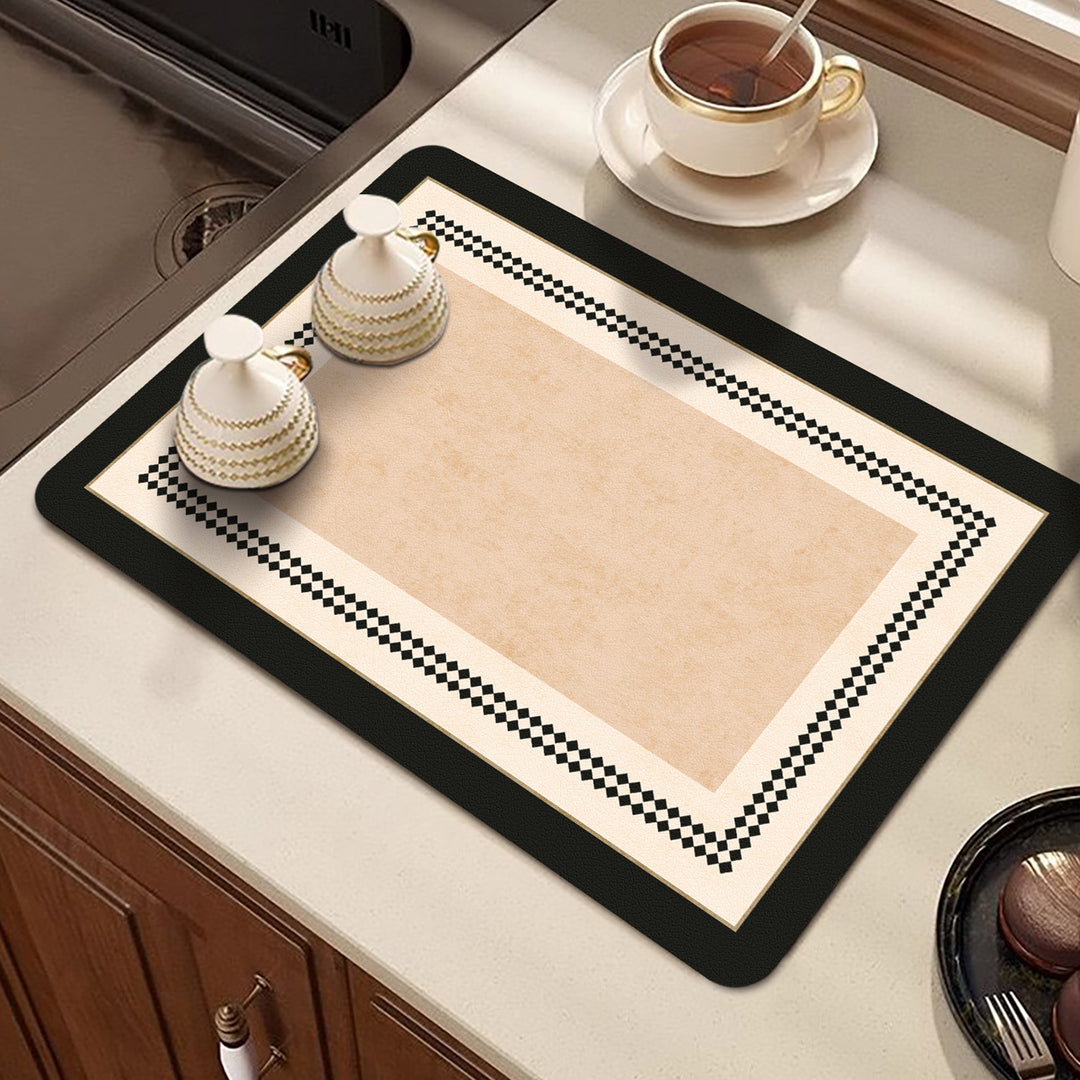 Elegant Floral Print Table Mat