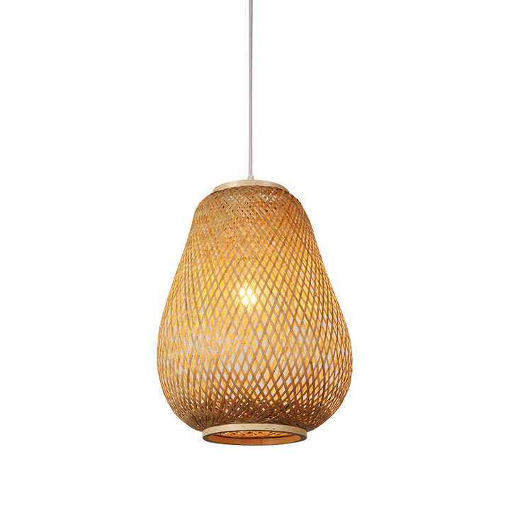 Woven Bamboo Ceiling Lamp
