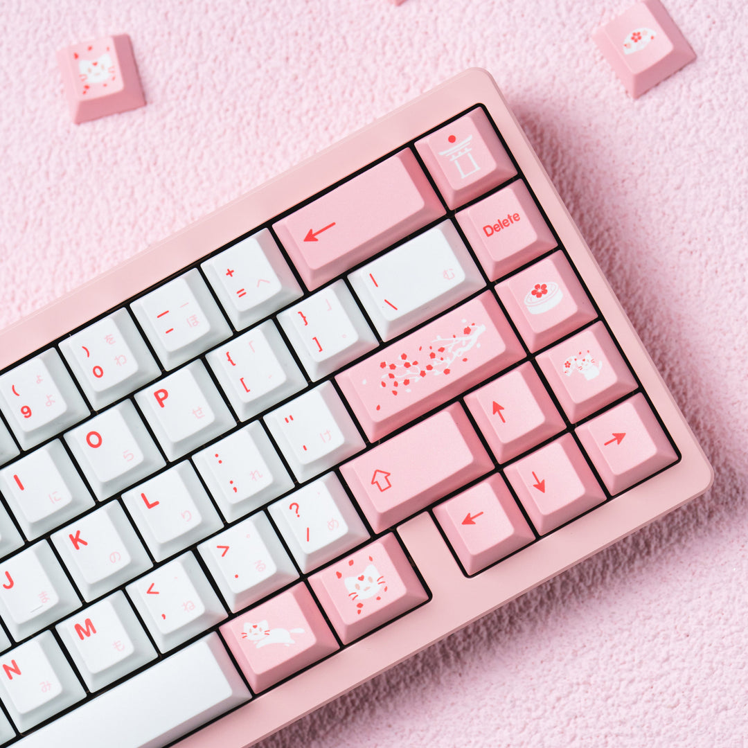 Custom Pink Keycap Mechanical Keyboard Kalsten
