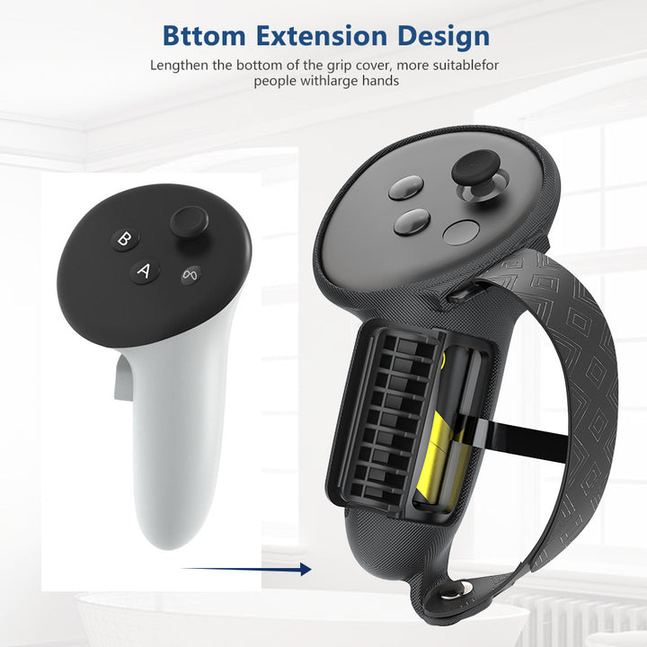 Ergonomic VR Controller Holders with Improved Grips Kalsten