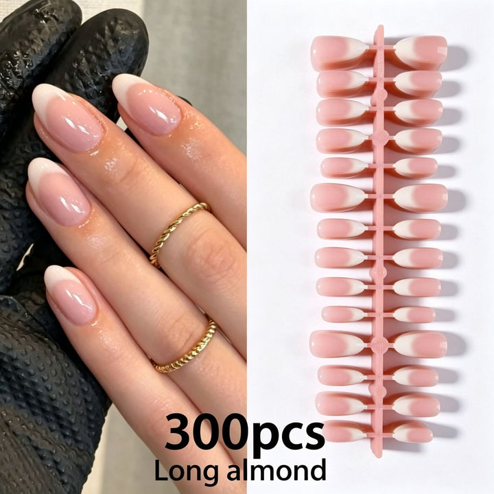 Long Almond Press-On Nail Tips Kalsten