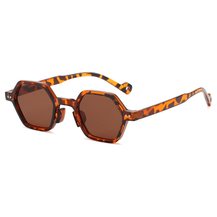 Women's Geometric Sunglasses in Modern Hexagon Design Kalsten
