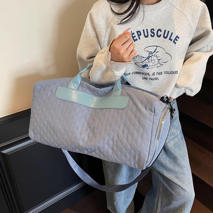 Quilted Weekend Travel Duffel Bag Kalsten