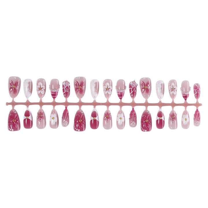 Artistic Floral Press-On Nail Collection kalsten