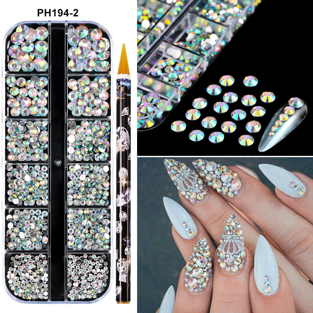 Premium Rhinestone Nail Art Decoration Kit