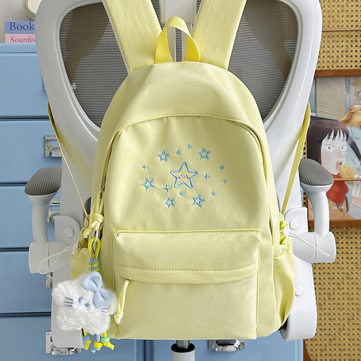 Cute Printed Star-Embellished Backpack Kalsten