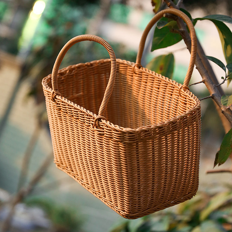Unisex Large Storage Basket made of Woven Material Kalsten