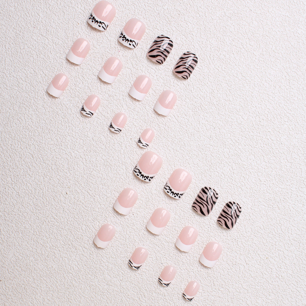 Stylish Animal Print Press-On Nails Kalsten