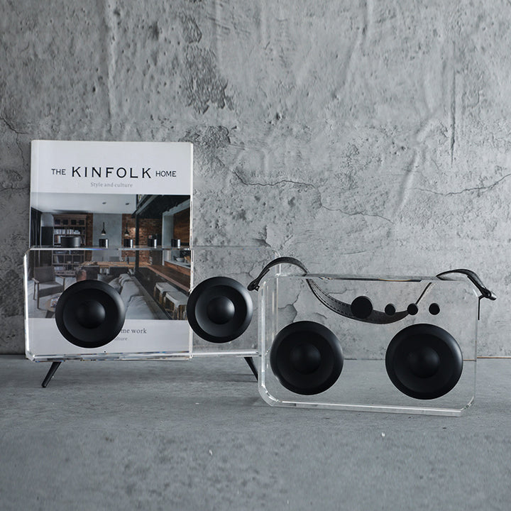 Retro-Inspired Transparent Radio