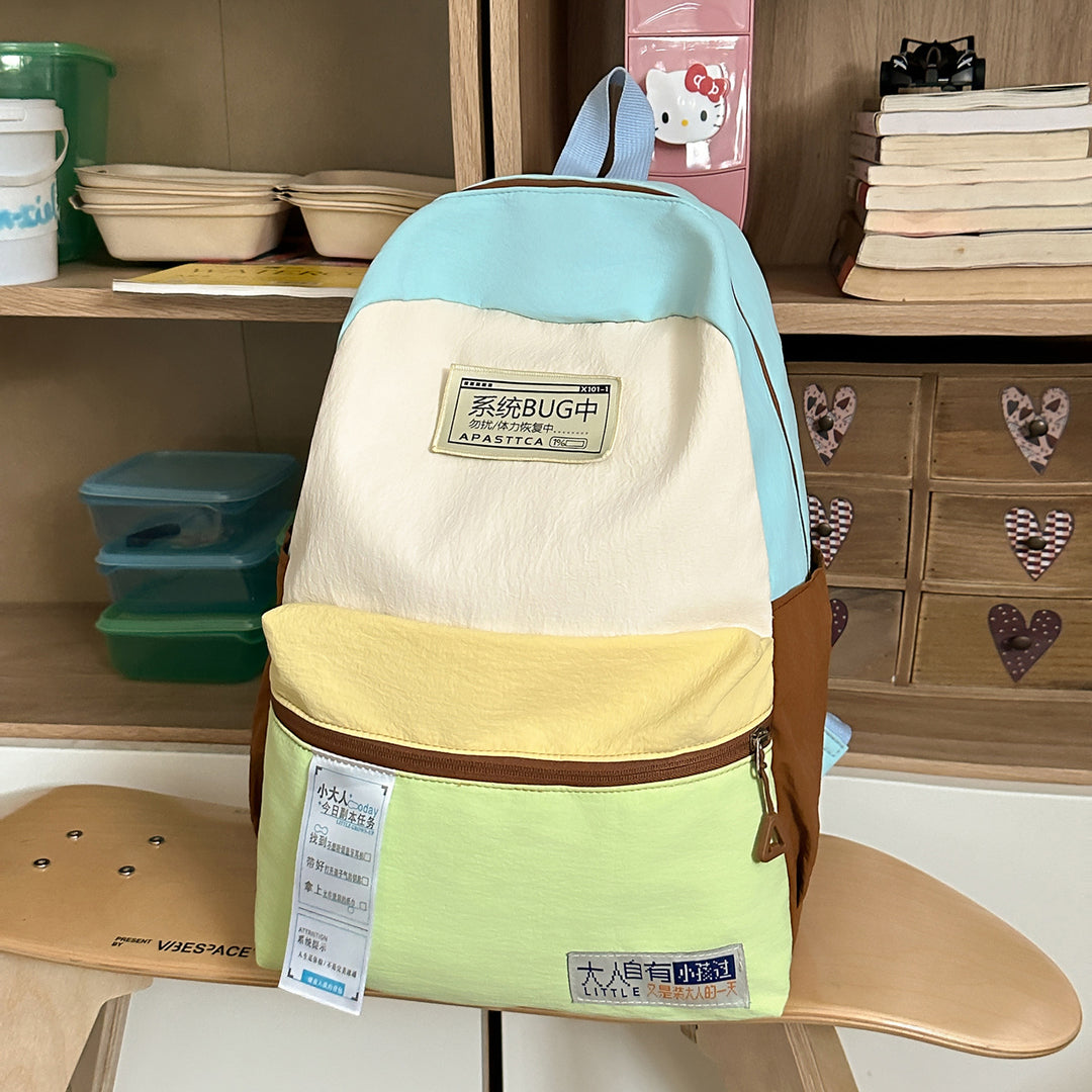 Colorful Multi-Compartment Backpack Kalsten