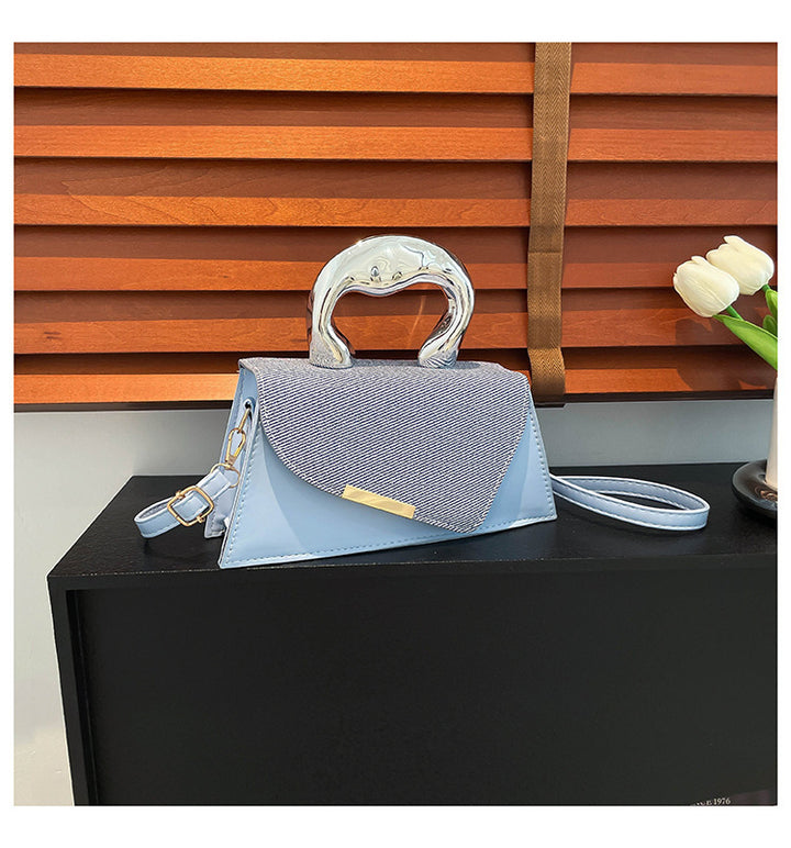 Stylish Geometric Structured Handbag Kalsten
