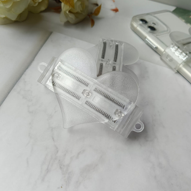 Decorative Heart-Shaped Phone Clip Holder Kalsten