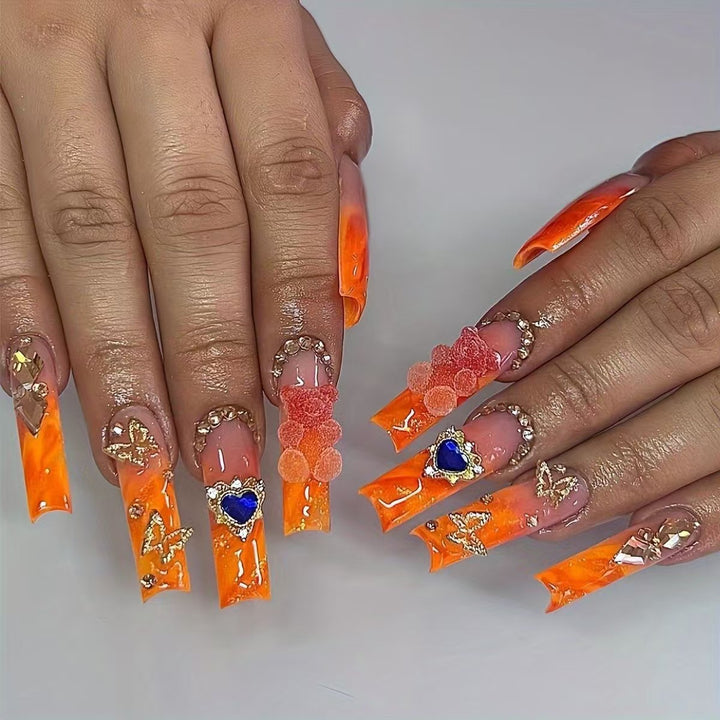 Glamorous Press-On Nail Art Set Kalsten
