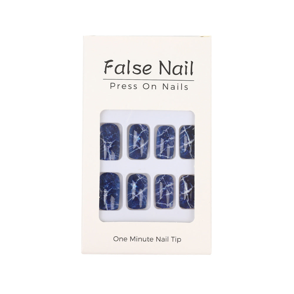 Artificial nails in elegant marble design Kalsten