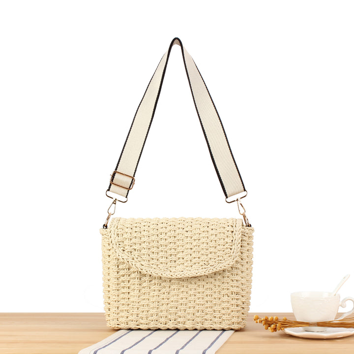 Shoulder bag in handcrafted woven style Kalsten