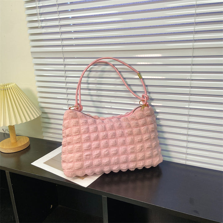 Textured Handcrafted Shoulder Bag
