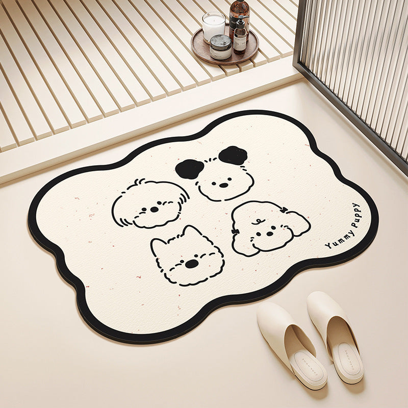 Pet-Themed Decorative Rug Kalsten