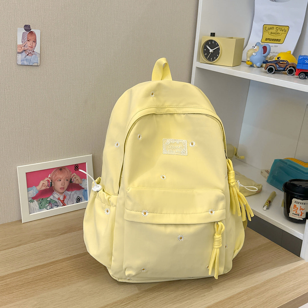 Stylish Floral-Embellished Backpack Kalsten