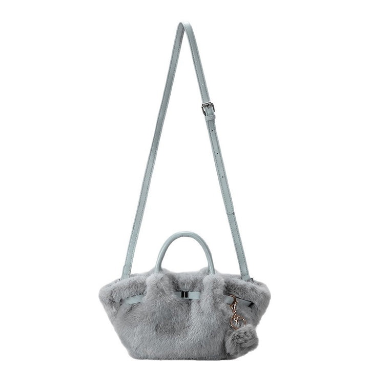 Plush Faux Fur Handbag