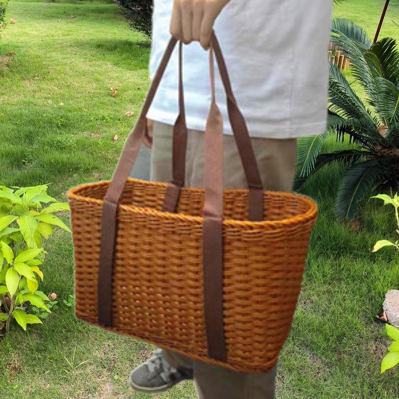 Woven Tote Bag with Reinforced Handles Kalsten