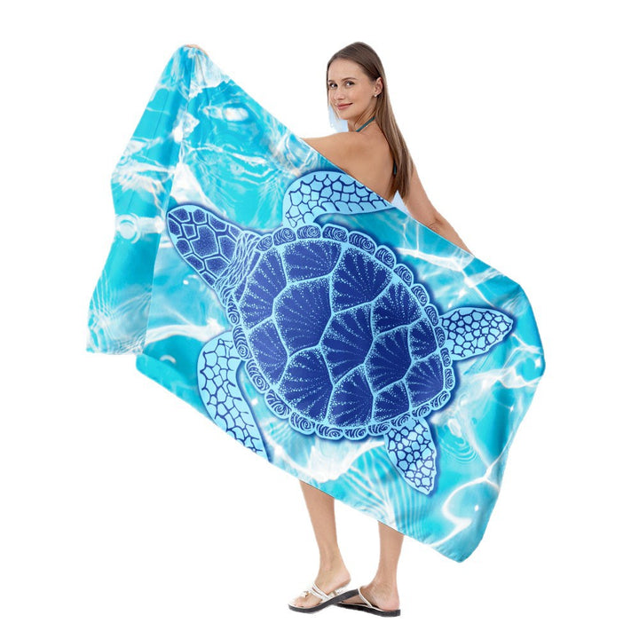 Beach towel with artistic mandala design Kalsten