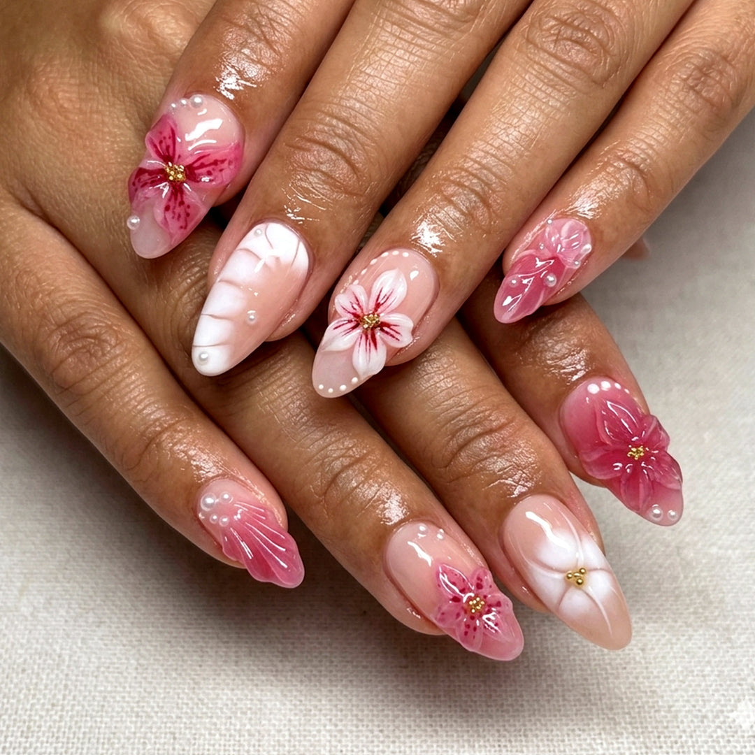 Premium Press-On Nail Art Kit with Accessories