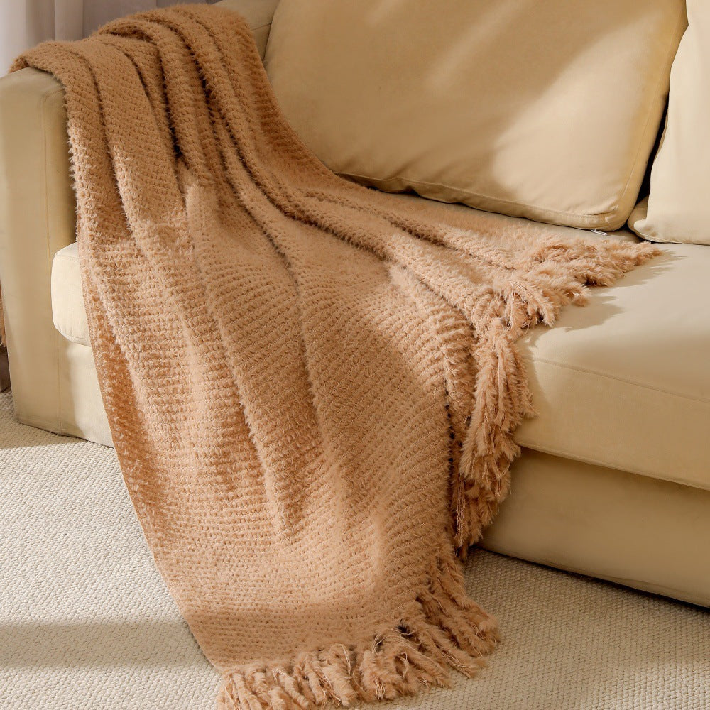 Soft Textured Throw Blanket Kalsten