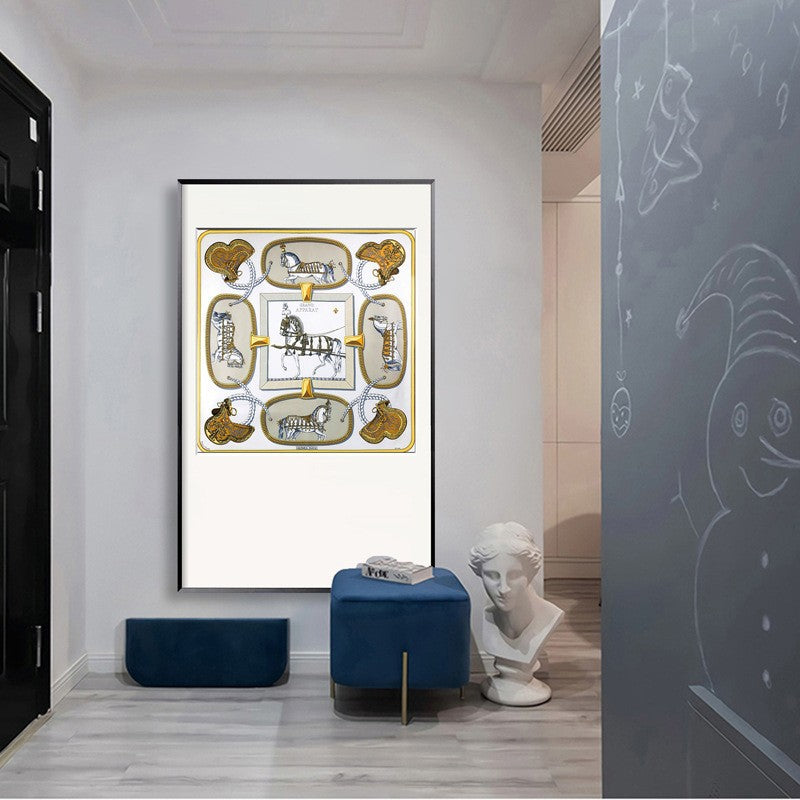 Decorative Silk Scarf