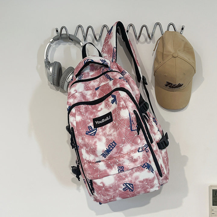 Trendy Patterned Backpack Kalsten