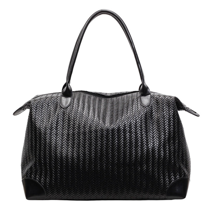 Elegant Tote Bag Made of Woven Synthetic Leather Kalsten