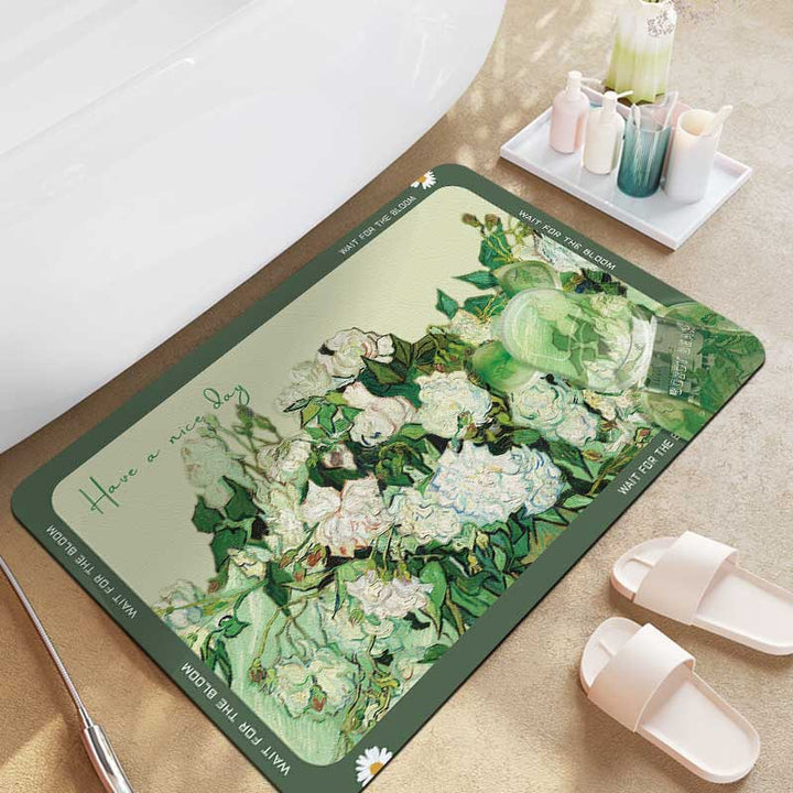 Artistic Shower Floor Mat