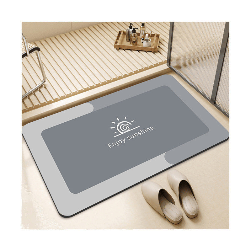 Inspirational Quote Decorative Bath Mat