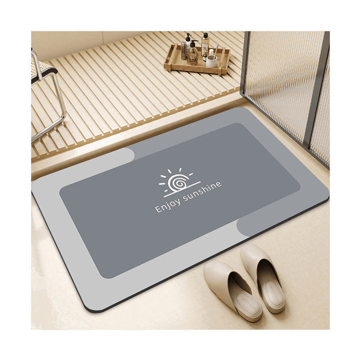 Inspirational Quote Decorative Bath Mat