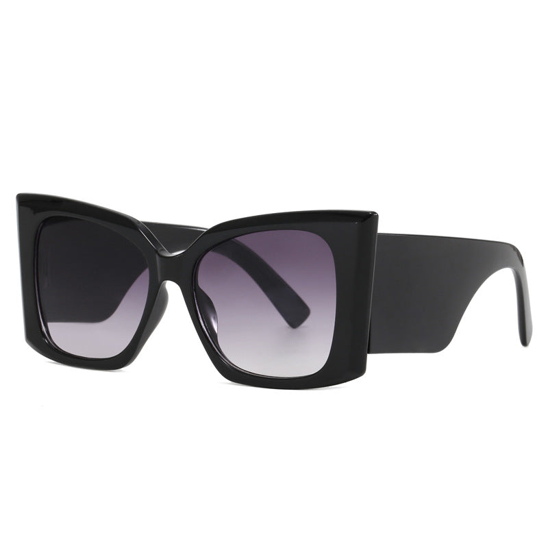 Women fashionable oversized sunglasses with geometric frame Kalsten