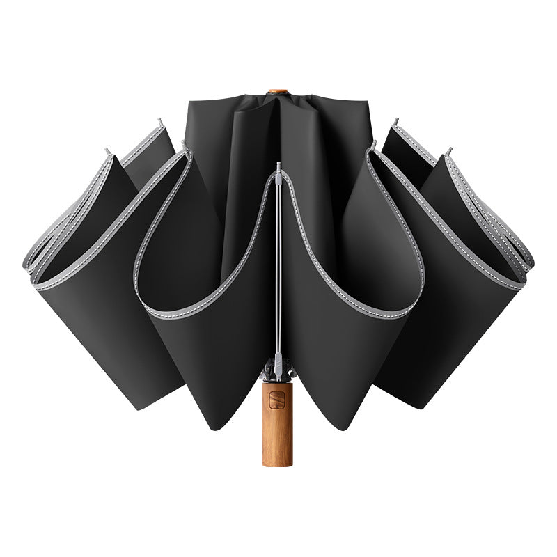Women's automatic UV protection folding umbrella with non-slip grip and practical carrying bag Kalsten