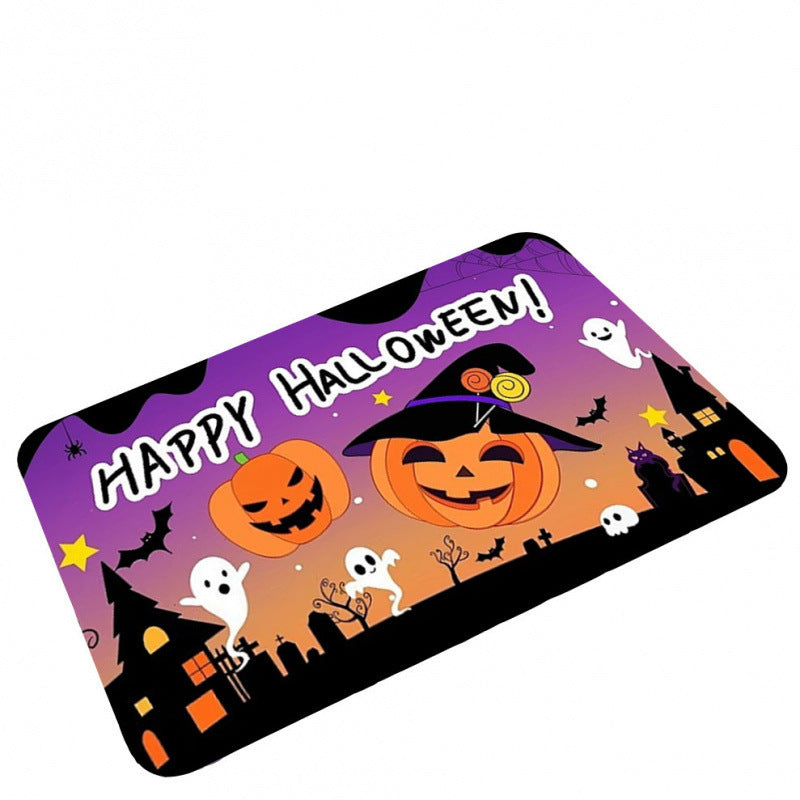 Halloween-Themed Decorative Bath Mat