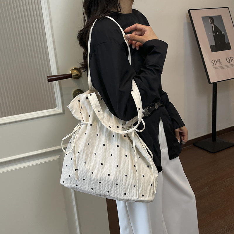 Elegant Drawstring Utility Tote