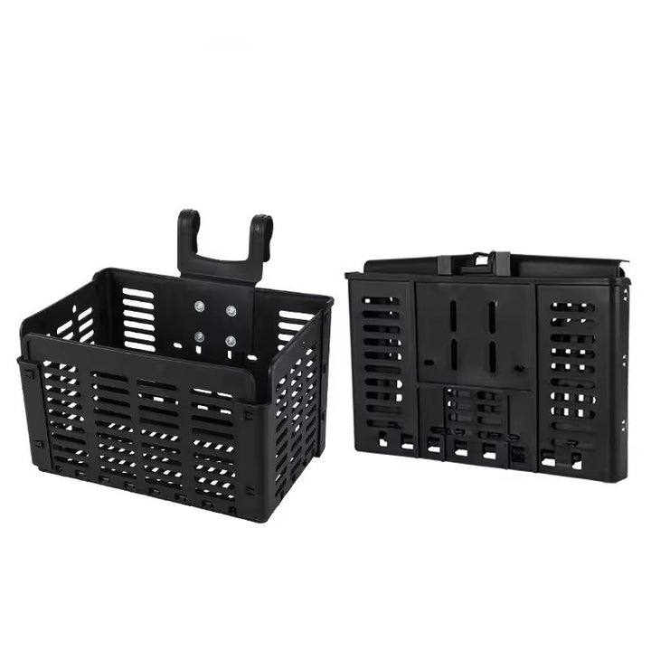 removable vented front bicycle cargo basket with universal handlebar mount Kalsten