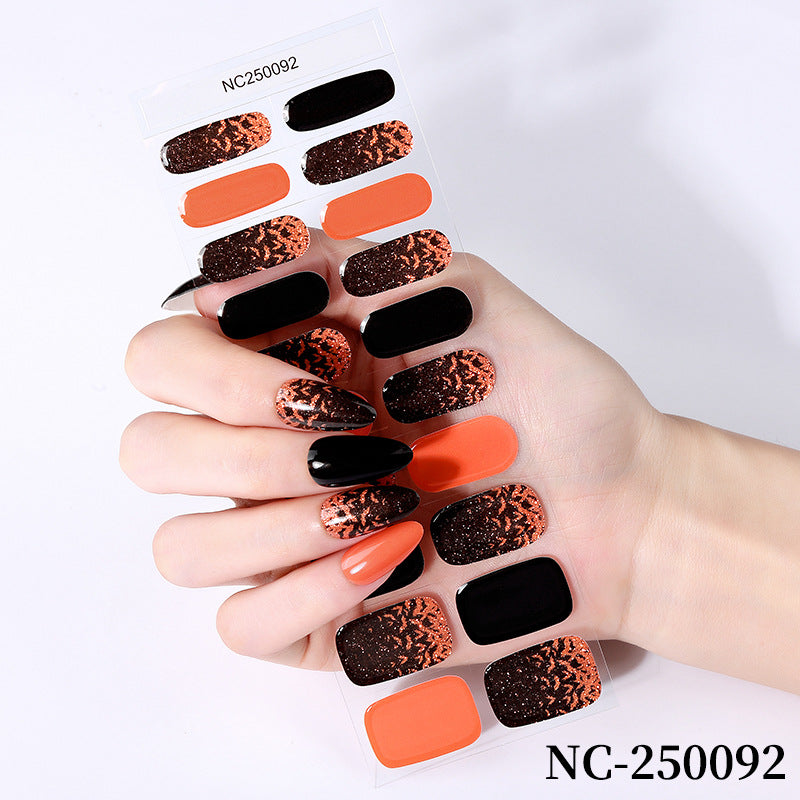 Halloween-Themed Nail Art Wraps