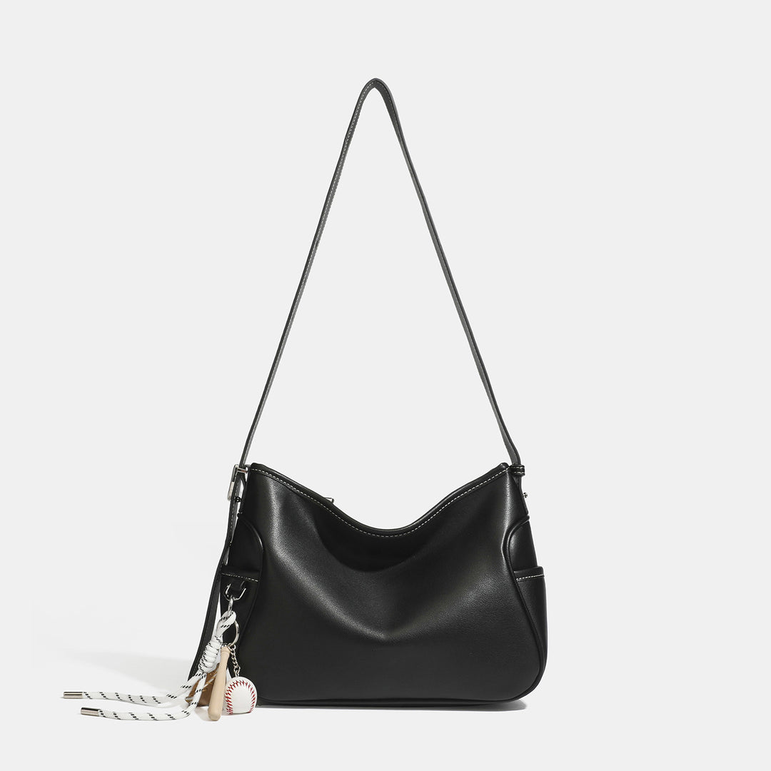 Elegant Curved Hobo Handbag