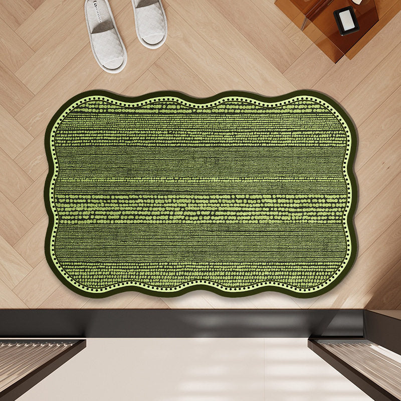 Floral Pattern Bath Mat