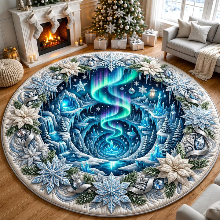 Festive Christmas Themed Area Rug Decor