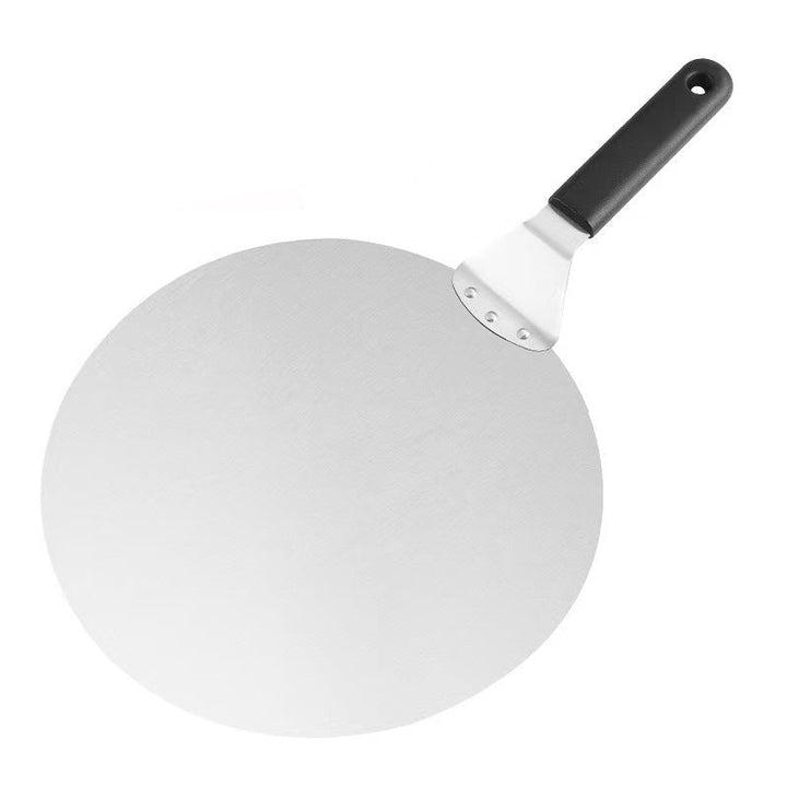 round stainless steel pizza peel with ergonomic heat resistant handle Kalsten