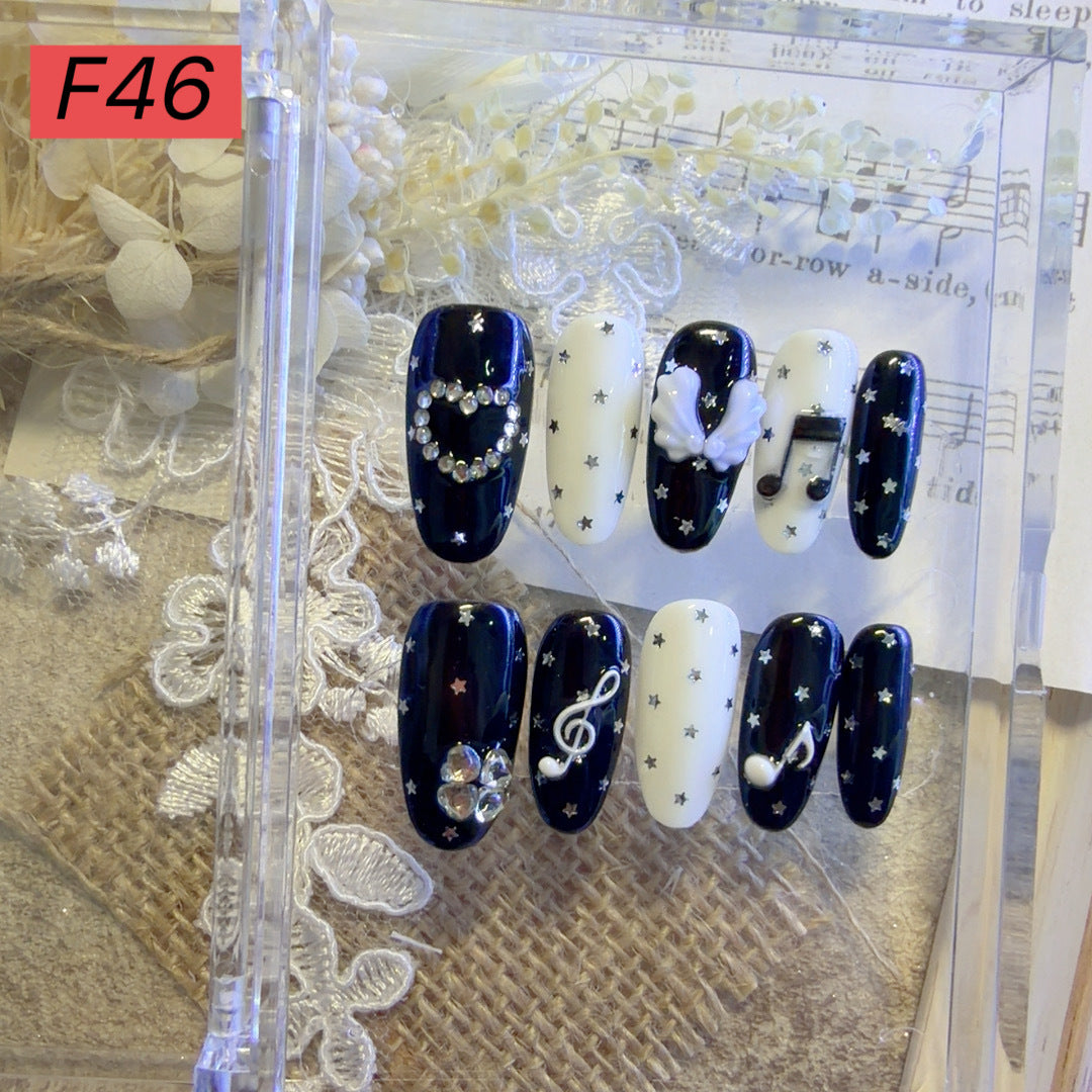 Decorative Press-On Nail Art Set 1790731572