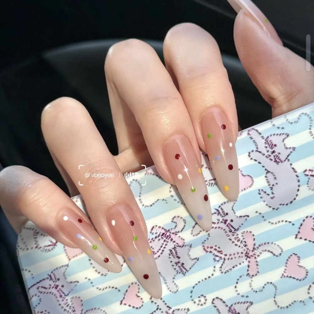 Artistic Themed Press-On Nail Design Kalsten