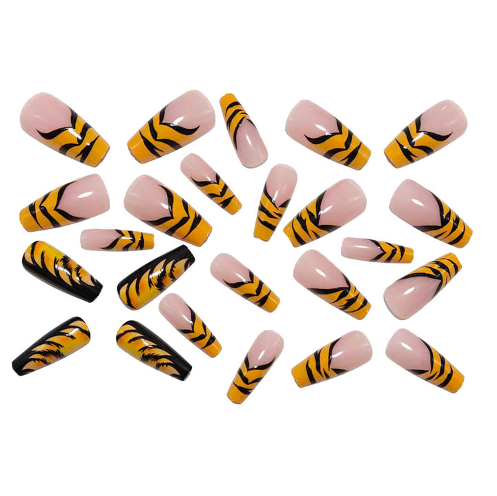 Artificial nail with Tiger Design Kalsten