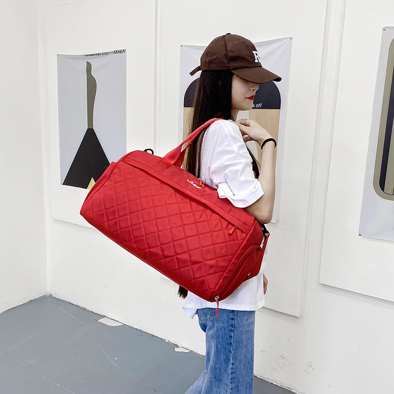 Stylish Quilted Gym Duffel Bag Kalsten